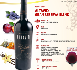 Altavid Gran Reserva Blend